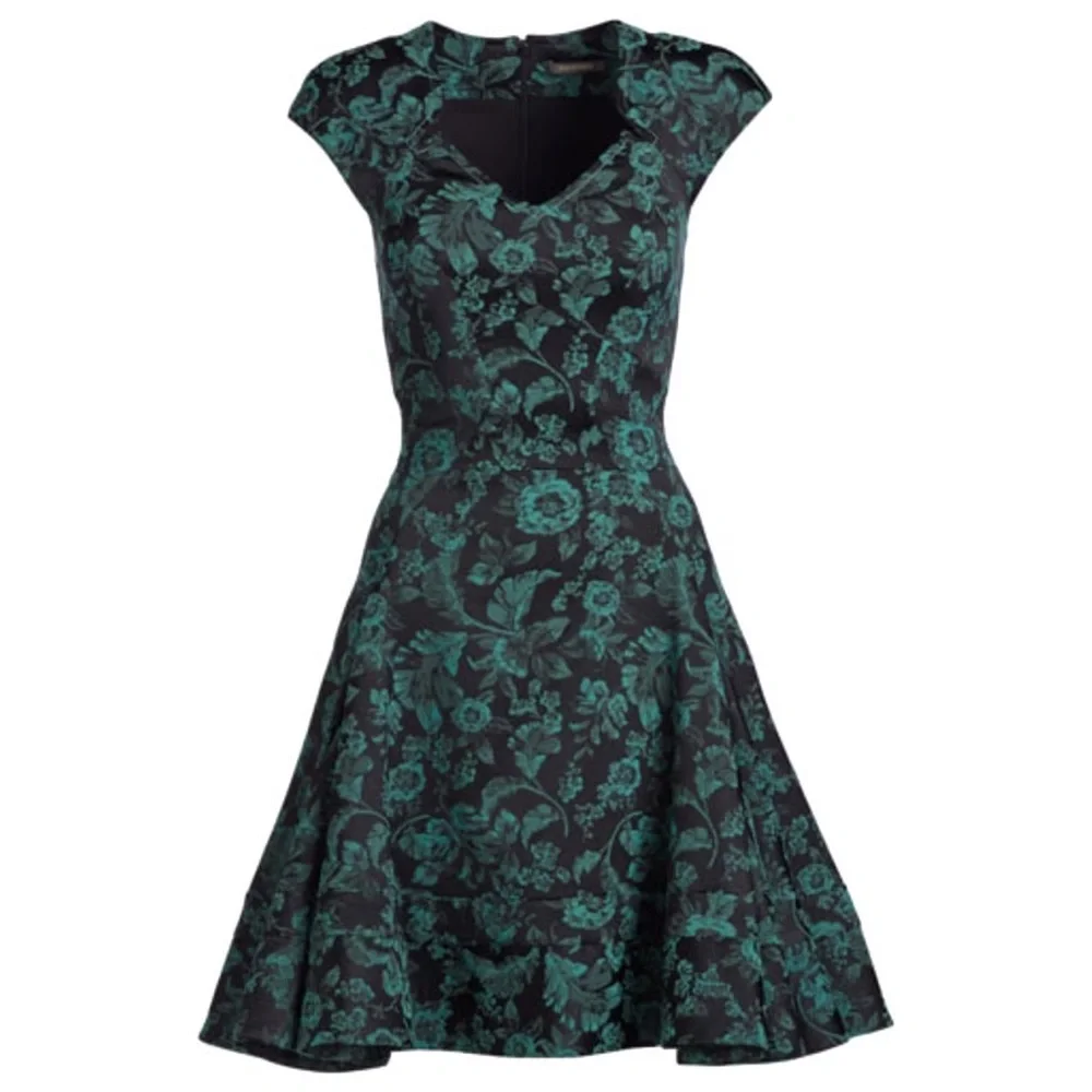 Zac Posen Floral Dress/ Gown Size 4 - Picture 6 of 7